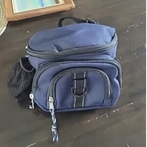 vintage Eastsport multi-pocket fanny pack- Navy